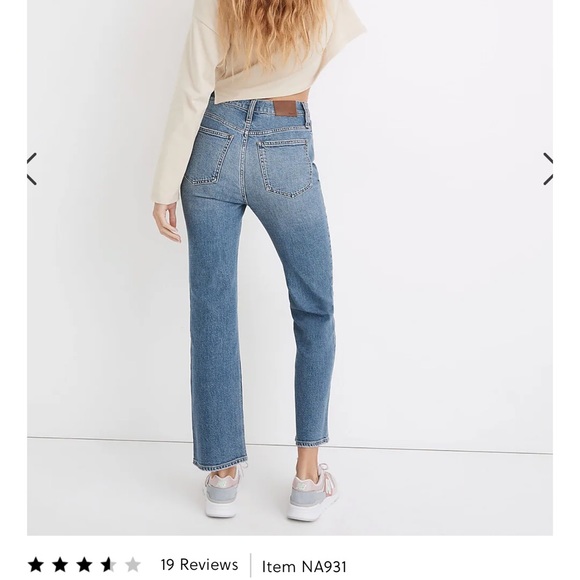 Madewell- Slim Demi-Boot Jeans in Enright Wash - Picture 2 of 5